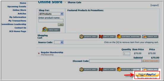 Using PayPal Express Checkout